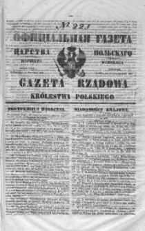 Gazeta Rządowa Królestwa Polskiego 1847 IV, No 221