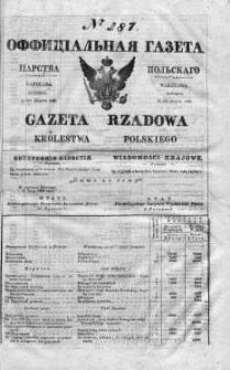 Gazeta Rządowa Królestwa Polskiego 1840 III, No 187