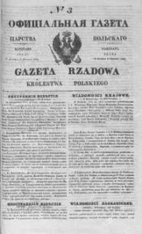 Gazeta Rządowa Królestwa Polskiego 1842 I, No 3