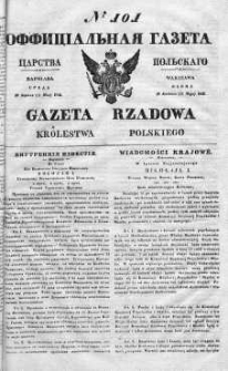 Gazeta Rządowa Królestwa Polskiego 1842 II, No 101