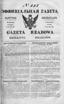 Gazeta Rządowa Królestwa Polskiego 1842 II, No 111