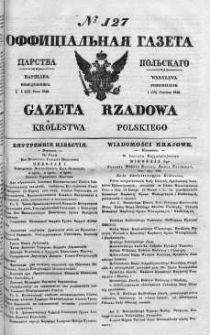 Gazeta Rządowa Królestwa Polskiego 1842 II, No 127