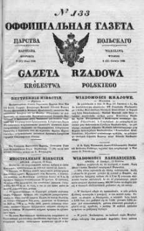 Gazeta Rządowa Królestwa Polskiego 1842 II, No 133