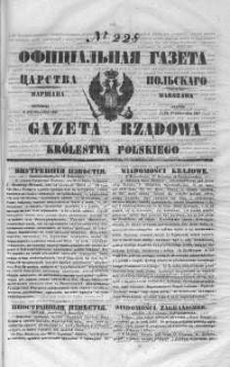 Gazeta Rządowa Królestwa Polskiego 1847 IV, No 228