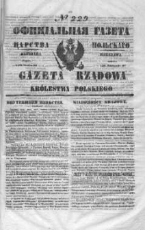 Gazeta Rządowa Królestwa Polskiego 1847 IV, No 229