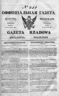 Gazeta Rządowa Królestwa Polskiego 1840 III, No 211