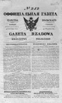 Gazeta Rządowa Królestwa Polskiego 1838 III, No 212