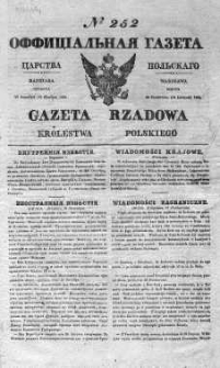 Gazeta Rządowa Królestwa Polskiego 1838 IV, No 252