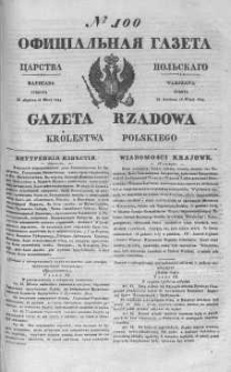 Gazeta Rządowa Królestwa Polskiego 1844 II, No 100