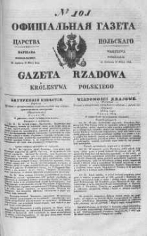 Gazeta Rządowa Królestwa Polskiego 1844 II, No 101