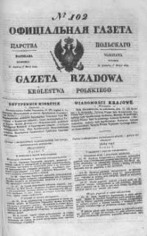 Gazeta Rządowa Królestwa Polskiego 1844 II, No 102