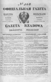 Gazeta Rządowa Królestwa Polskiego 1844 II, No 103