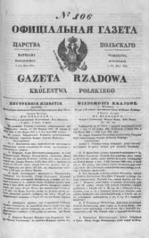 Gazeta Rządowa Królestwa Polskiego 1844 II, No 106