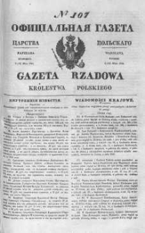 Gazeta Rządowa Królestwa Polskiego 1844 II, No 107