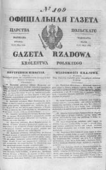 Gazeta Rządowa Królestwa Polskiego 1844 II, No 109
