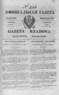Gazeta Rządowa Królestwa Polskiego 1844 II, No 115