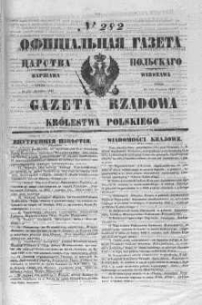 Gazeta Rządowa Królestwa Polskiego 1847 IV, No 282