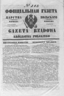 Gazeta Rządowa Królestwa Polskiego 1846 III, No 145