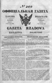 Gazeta Rządowa Królestwa Polskiego 1840 III, No 260