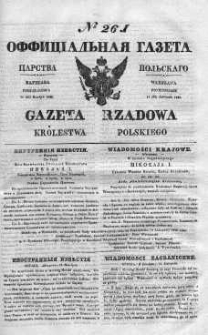 Gazeta Rządowa Królestwa Polskiego 1840 III, No 261