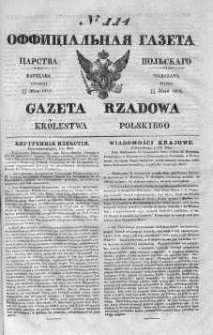 Gazeta Rządowa Królestwa Polskiego 1839 II, No 114