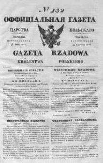 Gazeta Rządowa Królestwa Polskiego 1839 II, No 132