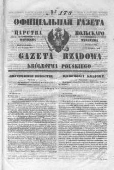 Gazeta Rządowa Królestwa Polskiego 1846 III, No 178