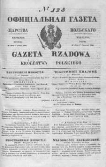 Gazeta Rządowa Królestwa Polskiego 1844 II, No 125