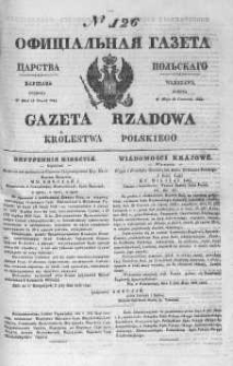 Gazeta Rządowa Królestwa Polskiego 1844 II, No 126