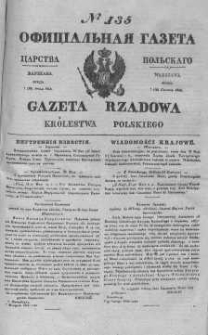 Gazeta Rządowa Królestwa Polskiego 1844 II, No 135
