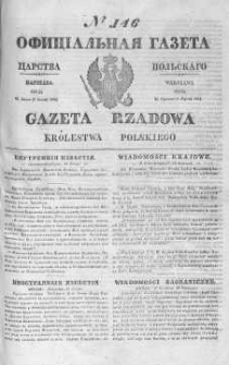 Gazeta Rządowa Królestwa Polskiego 1844 III, No 146
