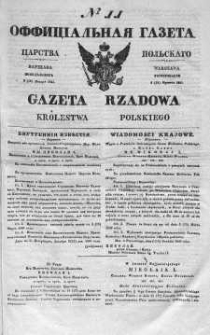 Gazeta Rządowa Królestwa Polskiego 1841 I, No 11