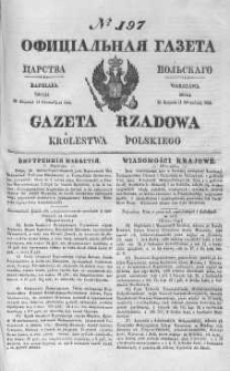 Gazeta Rządowa Królestwa Polskiego 1844 III, No 197