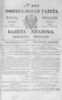 Gazeta Rządowa Królestwa Polskiego 1844 III, No 200