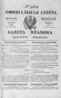 Gazeta Rządowa Królestwa Polskiego 1844 III, No 204