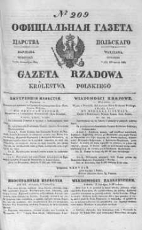 Gazeta Rządowa Królestwa Polskiego 1844 III, No 209