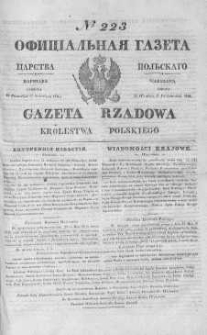 Gazeta Rządowa Królestwa Polskiego 1844 IV, No 223