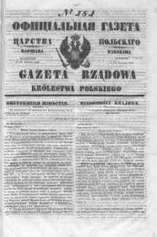 Gazeta Rządowa Królestwa Polskiego 1846 III, No 181