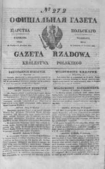 Gazeta Rządowa Królestwa Polskiego 1844 IV, No 272