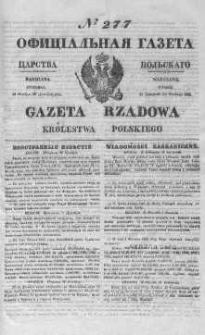 Gazeta Rządowa Królestwa Polskiego 1844 IV, No 277
