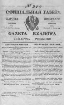 Gazeta Rządowa Królestwa Polskiego 1844 IV, No 278