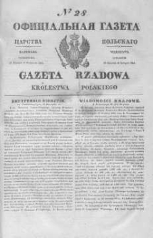 Gazeta Rządowa Królestwa Polskiego 1845 I, No 28