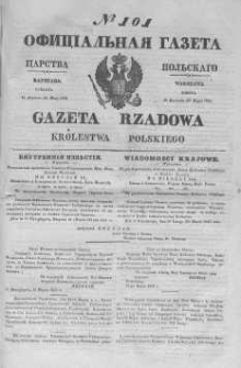 Gazeta Rządowa Królestwa Polskiego 1845 II, No 101
