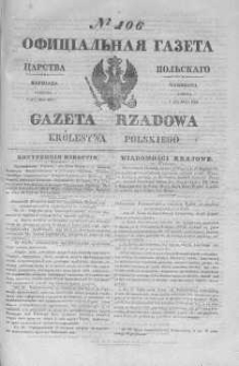 Gazeta Rządowa Królestwa Polskiego 1845 II, No 106