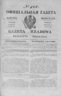 Gazeta Rządowa Królestwa Polskiego 1845 II, No 107