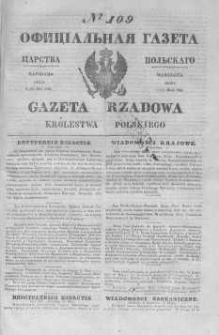 Gazeta Rządowa Królestwa Polskiego 1845 II, No 109
