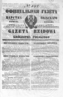 Gazeta Rządowa Królestwa Polskiego 1846 III, No 197
