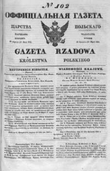 Gazeta Rządowa Królestwa Polskiego 1841 II, No 102