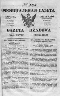 Gazeta Rządowa Królestwa Polskiego 1841 II, No 104