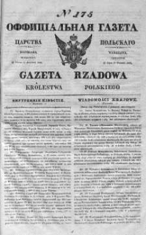 Gazeta Rządowa Królestwa Polskiego 1839 III, No 175